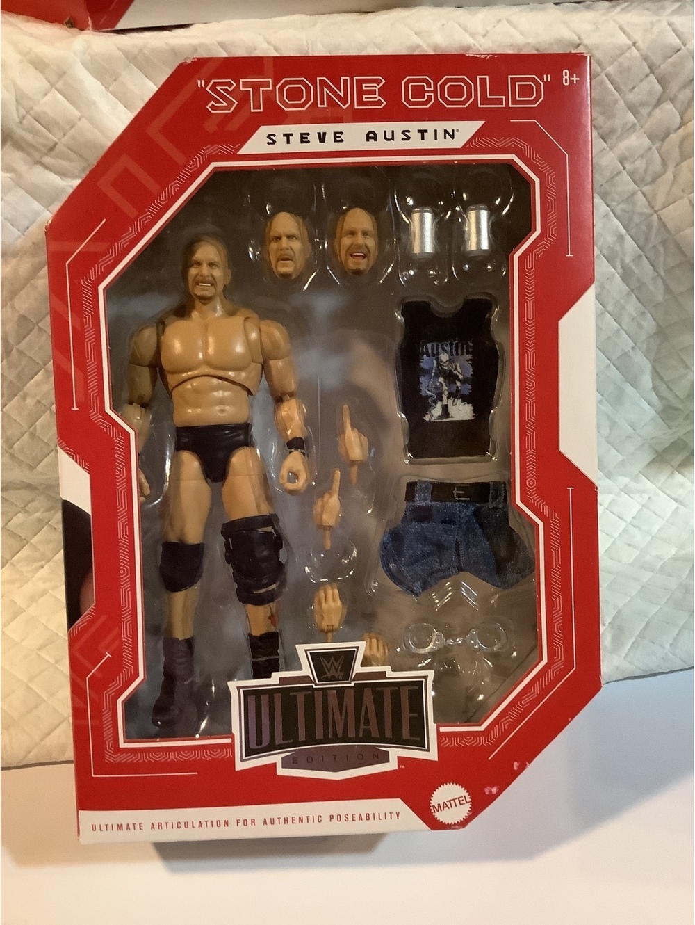 WWE Ultimate Edition Stone Cold Steve Austin Action Figure Set